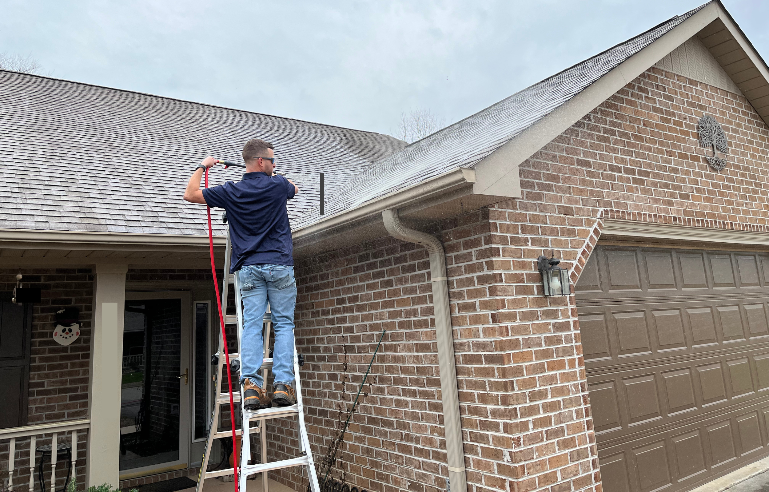 Professional pressure washing